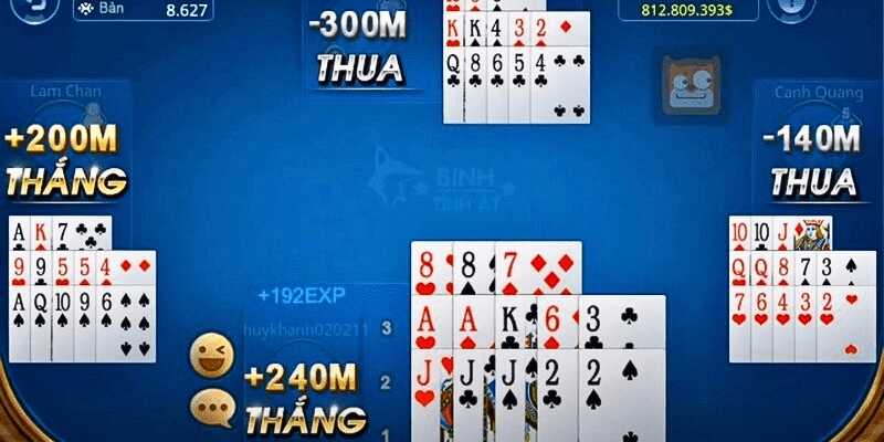 Người chơi đặt cược và chơi Mậu binh Soc88