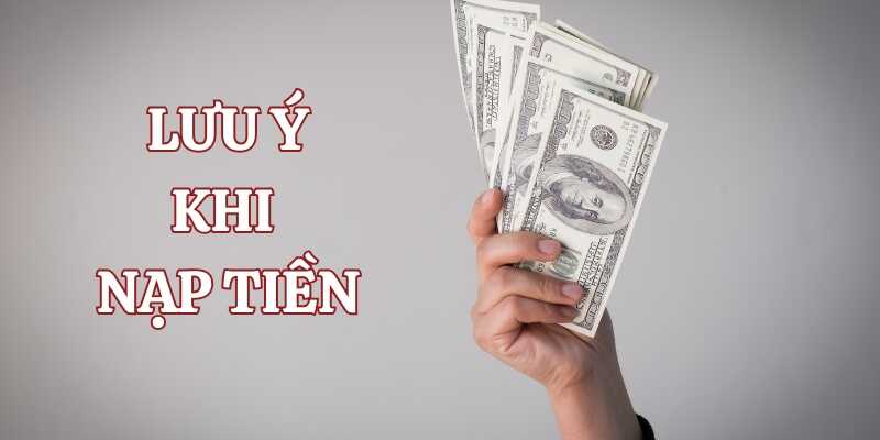 Tham khảo các lưu ý khi nạp tiền Soc88